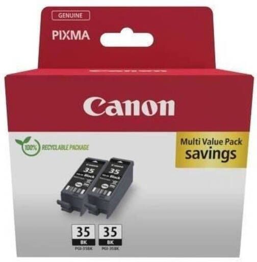 Canon PGI-35BK Twin Pack | Cartridges&Toners | Computer&IT Printen&Scannen | 8714574679501