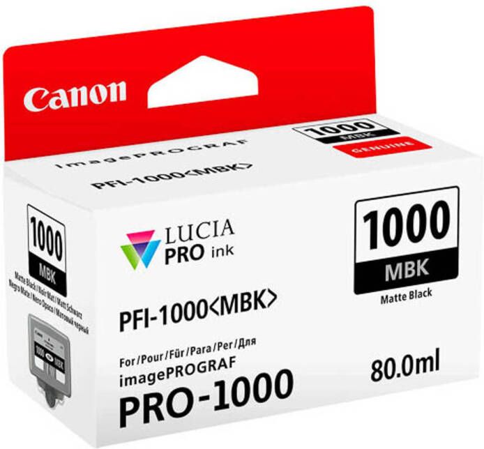 Canon PFI-1000 MBK matte black ink