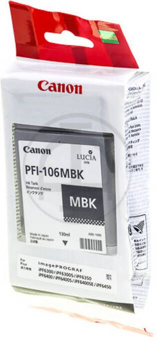 Canon PFI-106 MBK inktcartridge mat zwart