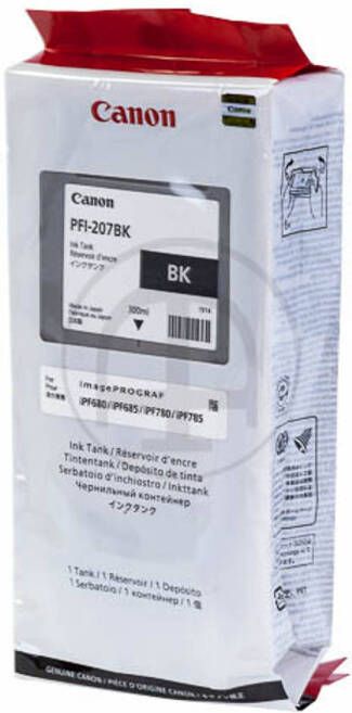 Canon PFI-207 BK kleur zwart | Cartridges&Toners | Computer&IT Printen&Scannen | 8789B001