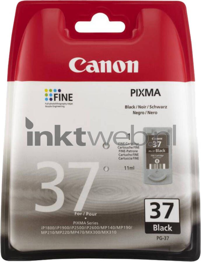 Canon PG-37 zwart cartridge