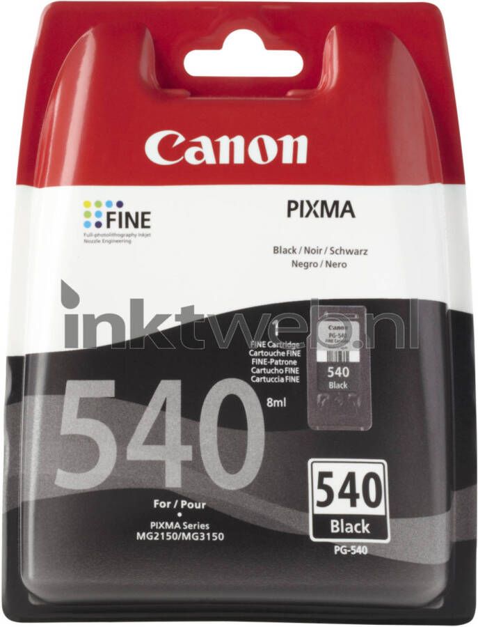 Canon PG-540 zwarte inktcartridge