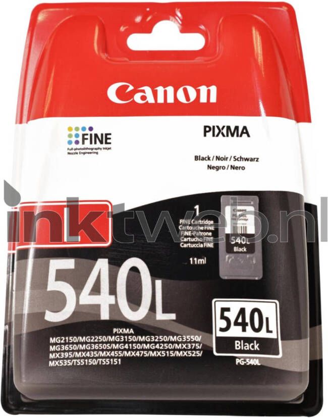 Canon PG-540L zwart cartridge