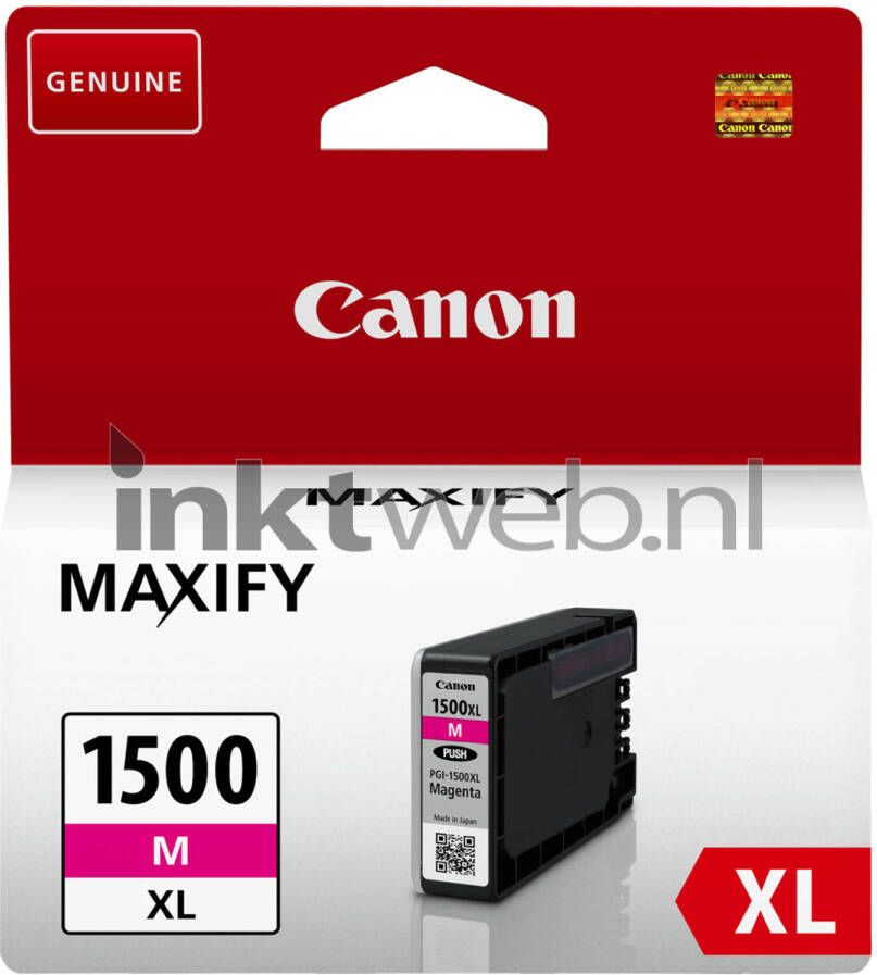 Canon INK PGI-1500XL MNON-BLISTERED PRODUCTS | Cartridges&Toners | Computer&IT Printen&Scannen | 9194B001