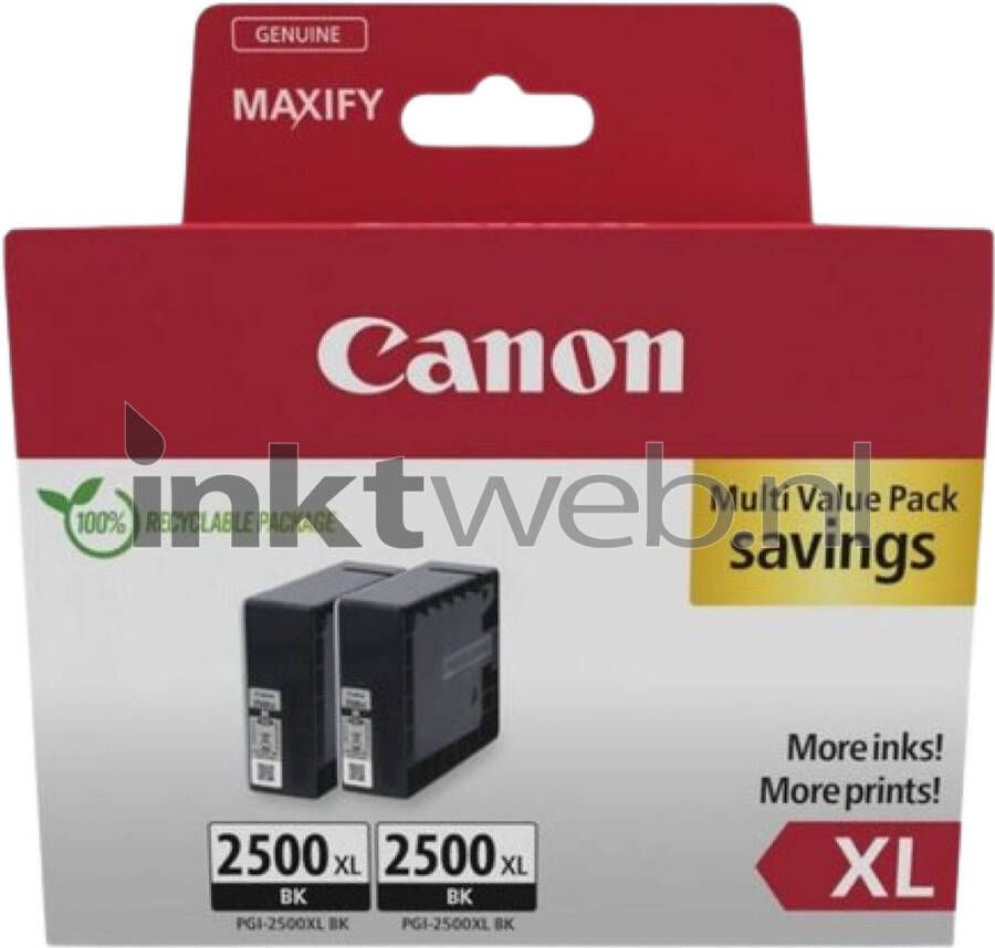 Canon PGI-2500XL BK TWIN cartridge