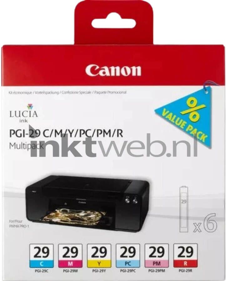 Canon PGI-29 CMYPCPMR kleur cartridge