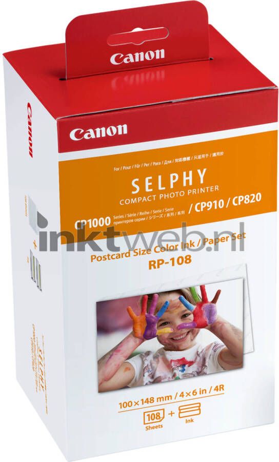 Canon P size color Ink Cassette Paper Set RP-108 | Cartridges&Toners | Computer&IT Printen&Scannen | 8568B001