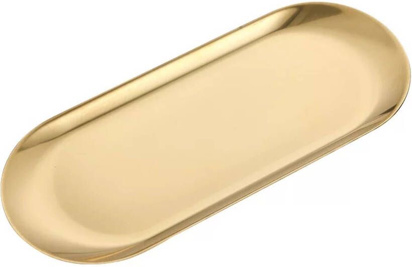 CASA DI ELTURO Metalen Tray Medium Goud