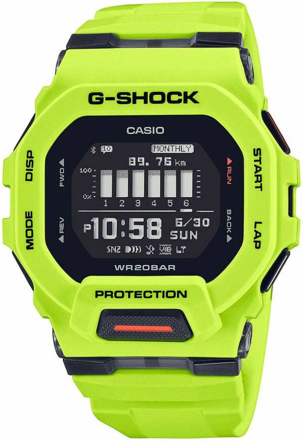 Casio Smartwatch G-SQUAD STEP TRACKER BLUETOOTH Zwart