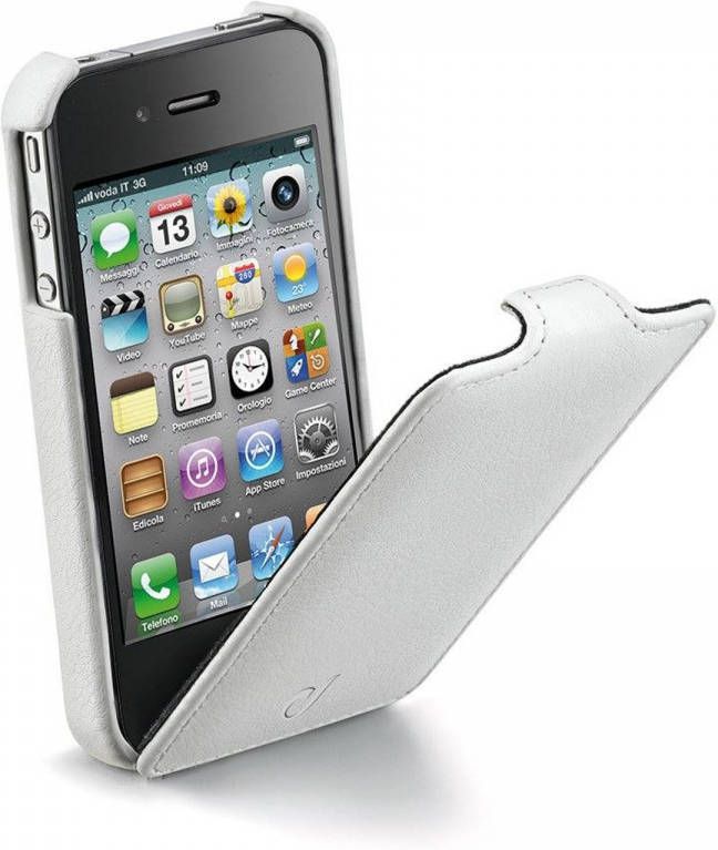 Cellular Line Apple Iphone 4 4s Flipcase Leder