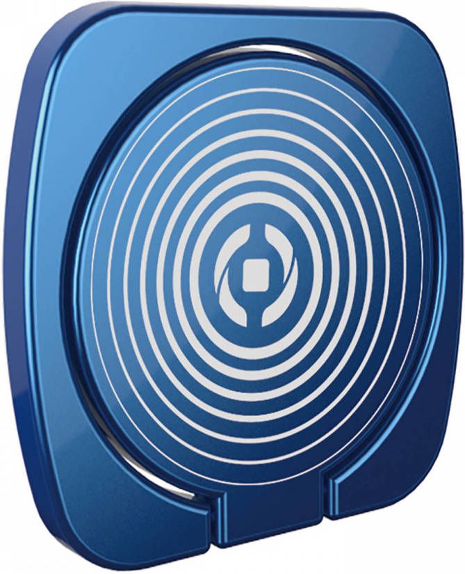 Celly telefoonhouder Loop universeel 25 mm aluminium blauw