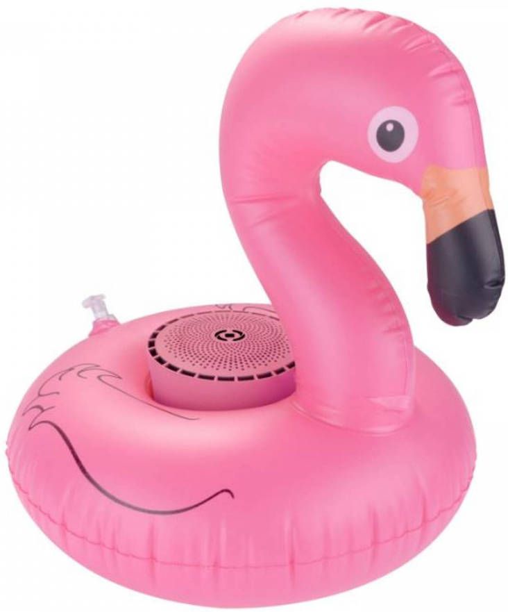 Celly zwembadspeaker Flamingo Bluetooth 3 Watt roze