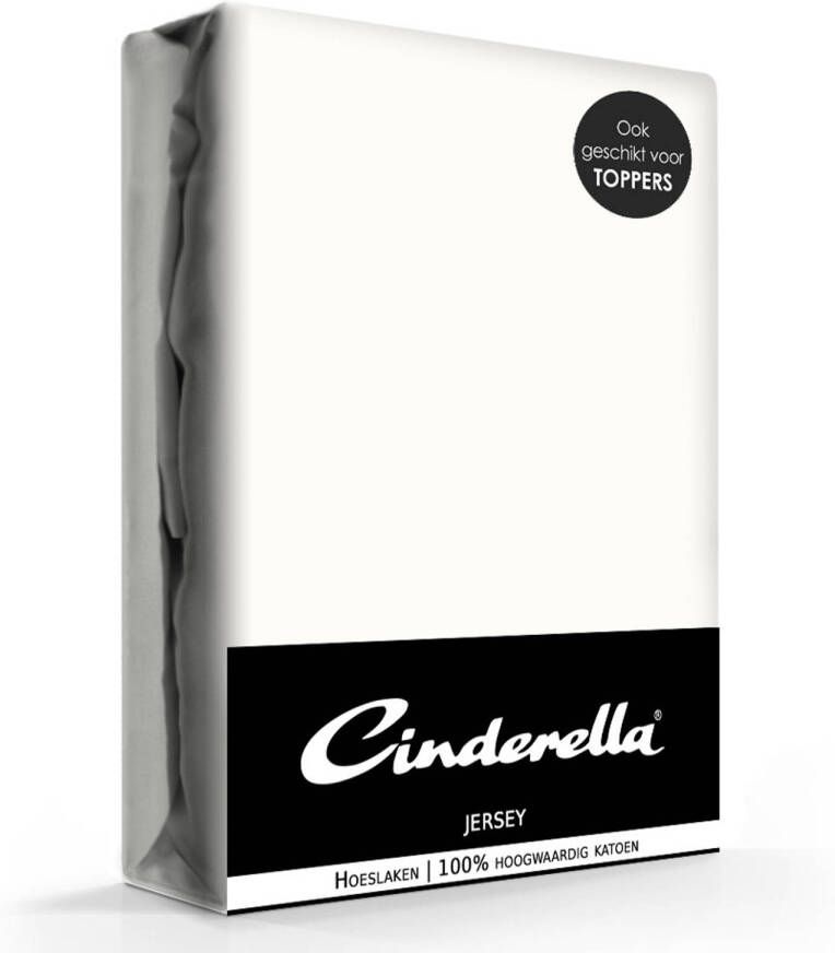 Cinderella Jersey Hoeslaken Ivory-200 x 210 220 cm