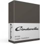 Cinderella Jersey Topper Hoeslaken Antraciet-Lits-jumeaux (160x200 210 cm) - Thumbnail 6