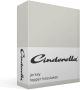 Cinderella Jersey Topper Hoeslaken Light Grey-Lits-jumeaux (180x200 210 cm) - Thumbnail 3
