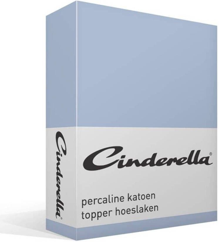 Cinderella percaline katoen topper hoeslaken