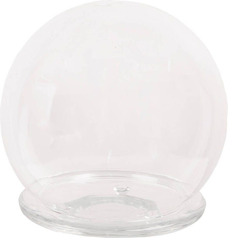 Clayre & Eef Stolp Ø 15x16 cm Transparant Glas Rond Transparant