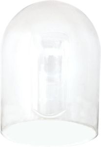 Clayre & Eef Stolp Ø 23x31 Cm Glas Glazen Stolp Transparant Glazen Stolp
