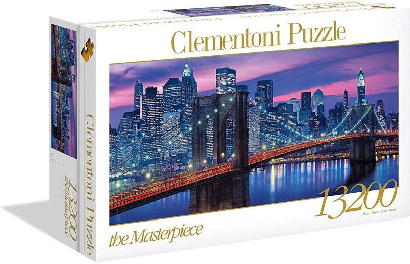 Clementoni Puzzel 13200 Stukjes New York Puzzel Voor Volwassenen en Kinderen 14-99 jaar 38009