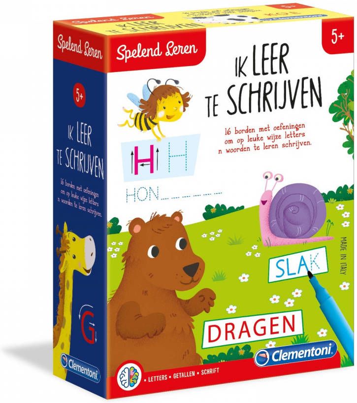 Clementoni Spelend Leren Ik Leer Schrijven Educatief spel