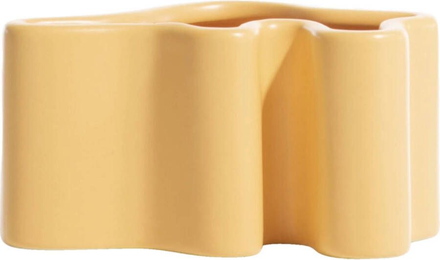 Coco Maison Vaas 'Nala' (8cm hoog Geel)