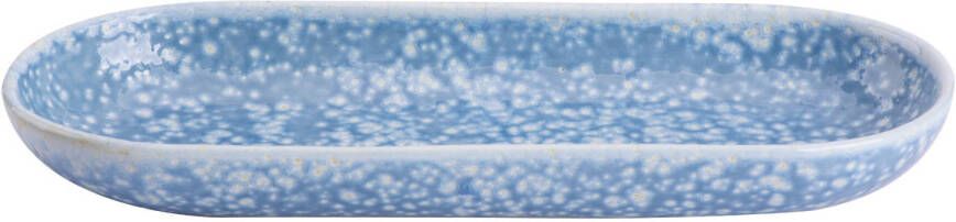 Colori Del Sud Bord Cazorla 27 x 11.5 cm Blauw Aardewerk 1 stuk