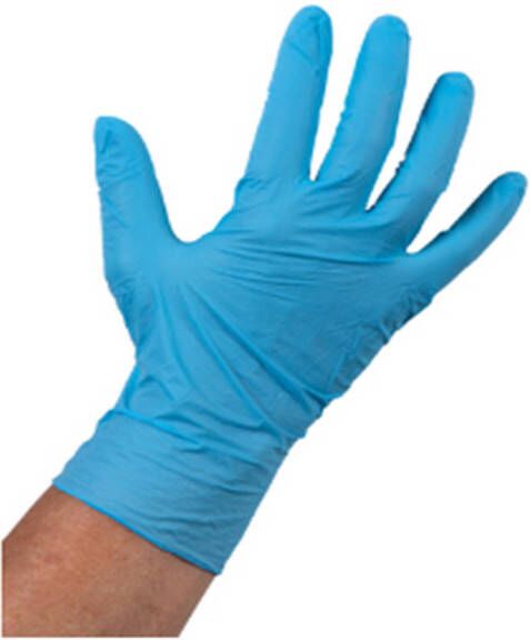 Comfort Handschoen Nitril Blauw Ongepoederd M (100 stuks)
