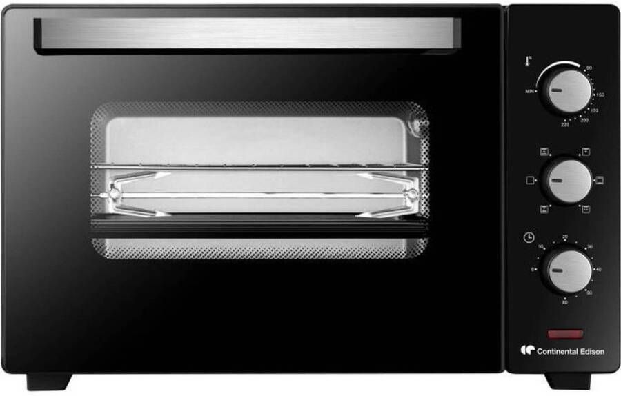 Continental Edison Mini oven MF38N Zwart B54.35 x H36.6 x D41.15 cm 38L