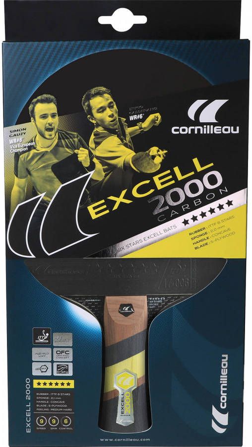 Cornilleau Excell 2000 Carbon Bat Indoor