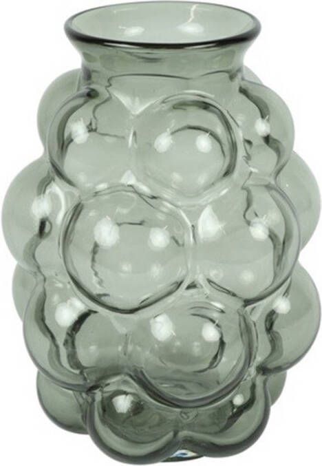 Countryfield Bloemenvaas Bubblegum Large transparant glas lichtgrijs D21 x H30 cm vaas Vazen