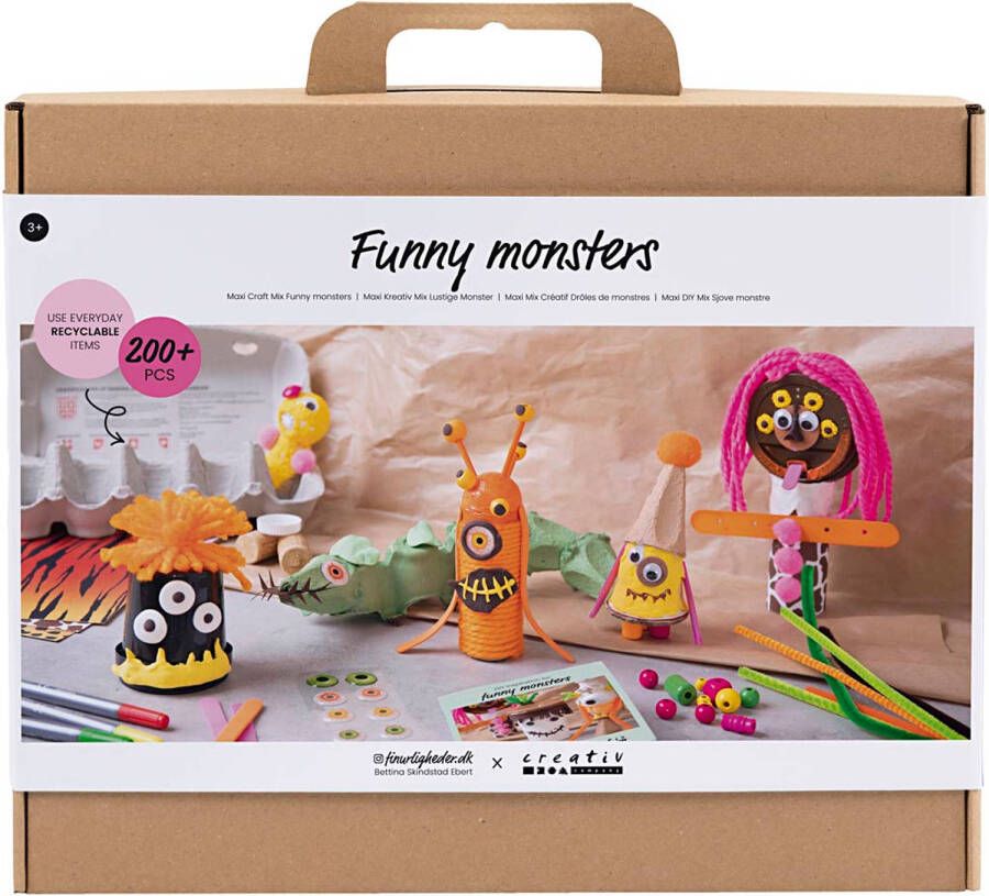 Creative Company Creativ Company Maxi Creatieve Box Grappige Monsters