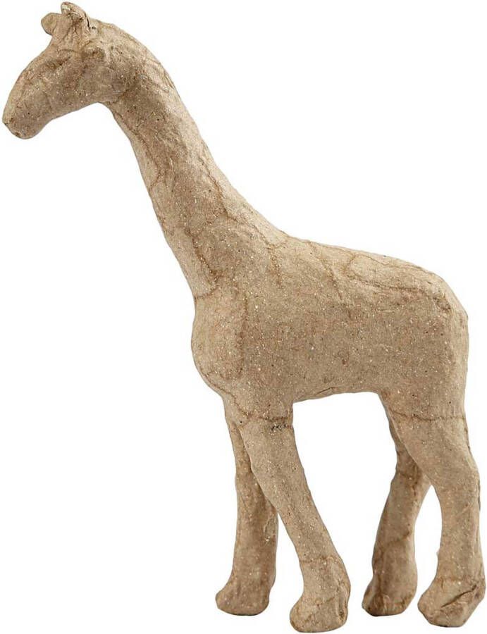 Creotime Giraffe 16 x 11 cm bruin