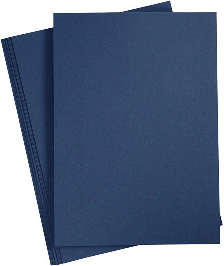 Creotime papier 21 x 29 7 cm 20 stuks 70 g blauw