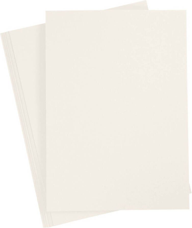 Creotime papier 21 x 29 7 cm 20 stuks 70 g crème