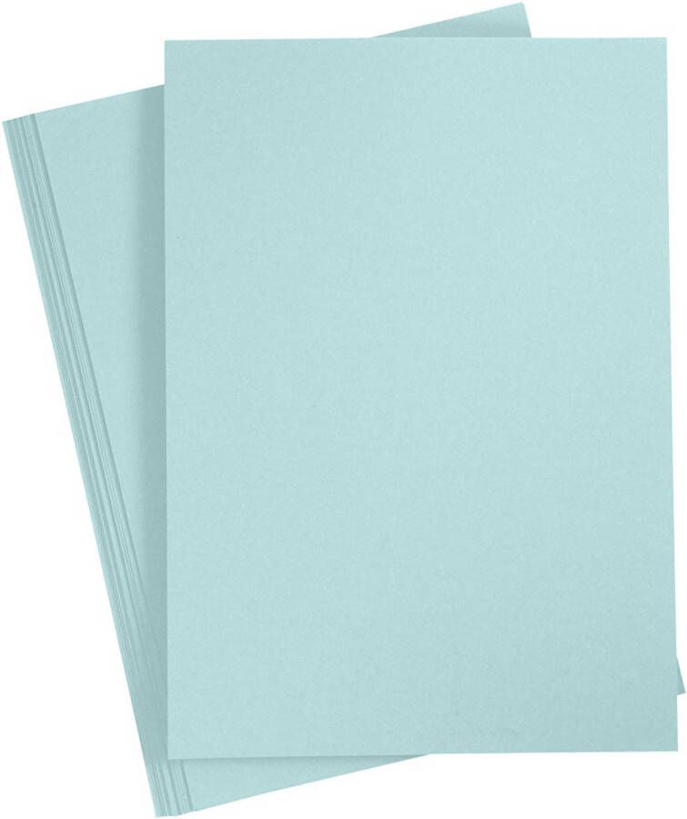 Creotime papier 21 x 29 7 cm 20 stuks 70 g lichtblauw