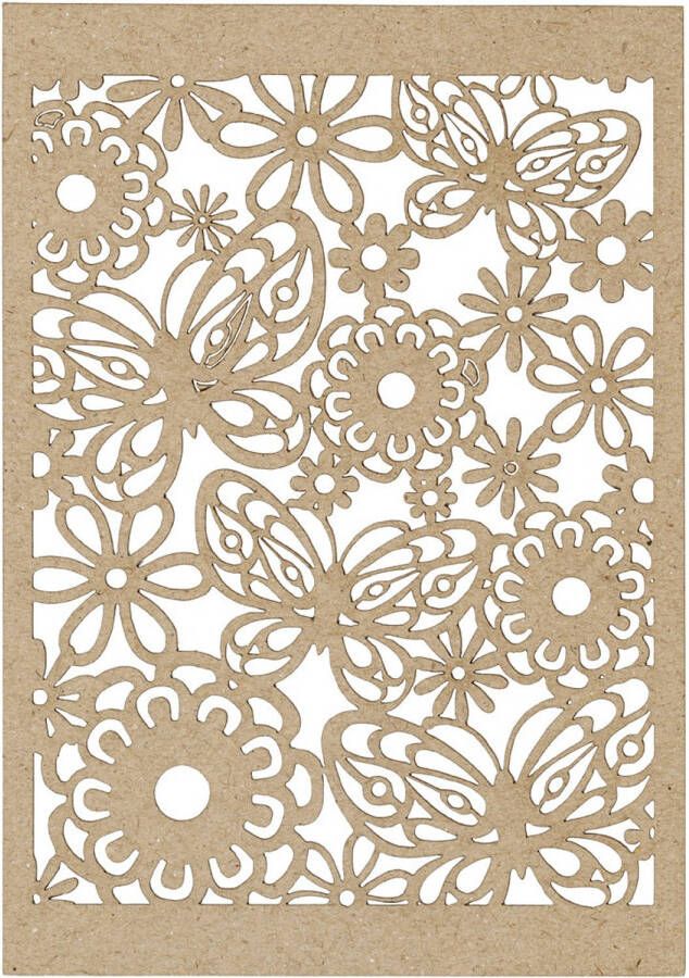Creotime patroonkarton 10 5 x 14 8 cm 10 stuks blank