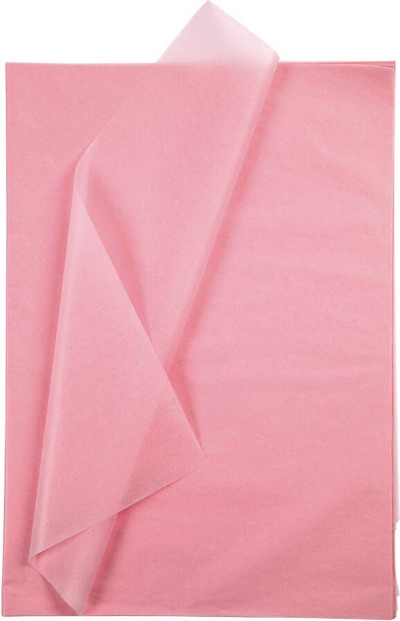 Creotime tissuepapier 50 x 70 cm roze 10 stuks