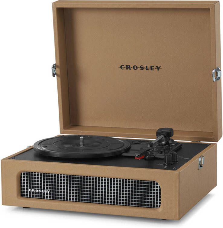 Huismerk Crosley Voyager Retro Platenspeler Inclusief Bluetooth Tan