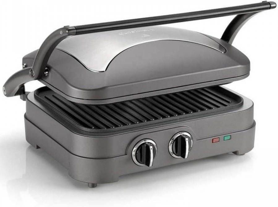 Cuisinart Contactgrill (grill BBQ & panini) Style GR47E Grijs