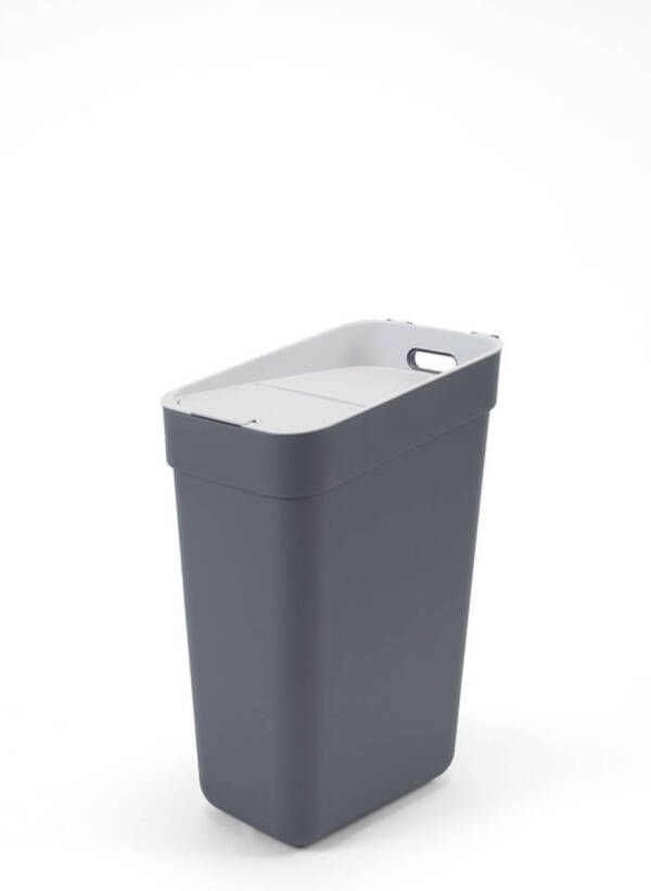 Curver ready to collect prullenbak 30 liter donkergrijs-lichtgrijs - Foto 4