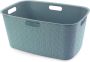 Curver Softex Wasmand 45 liter 57x37x27cm Blauw - Thumbnail 2