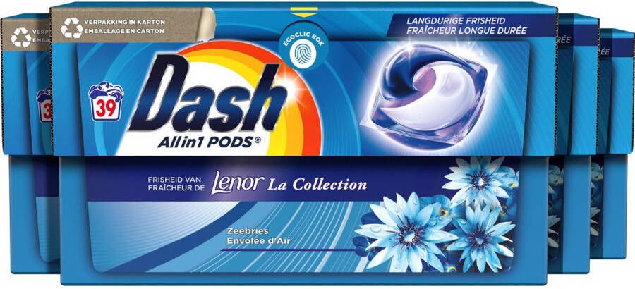 Dash All in 1 Pods Zeebries Waspods 4 x 39 Wasbeurten Voordeelverpakking