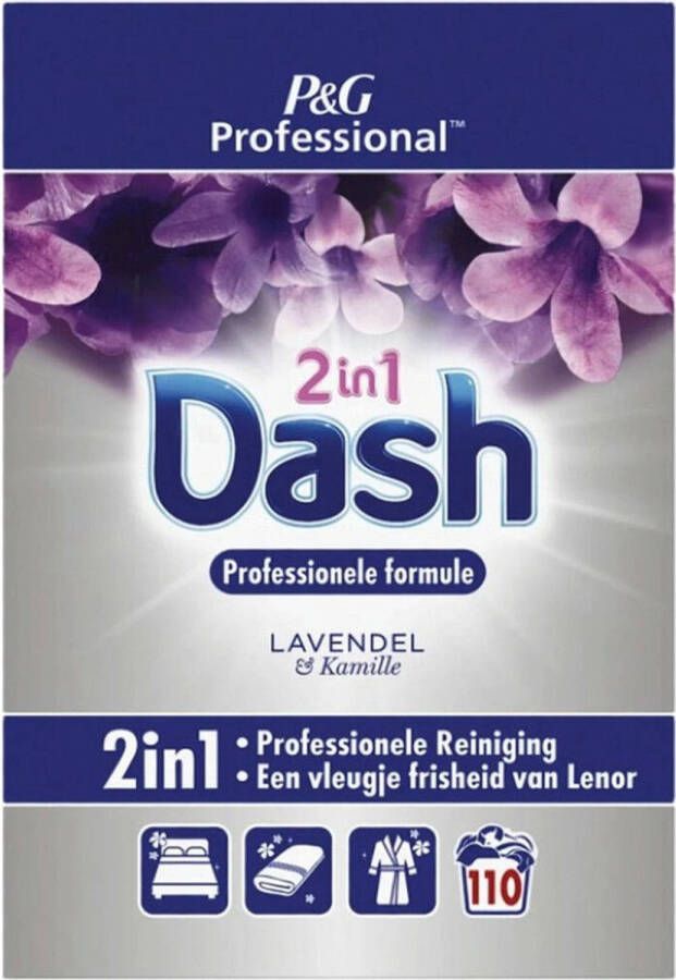 Dash Waspoeder 2in1 Lavendel & Kamille 7 15 kg