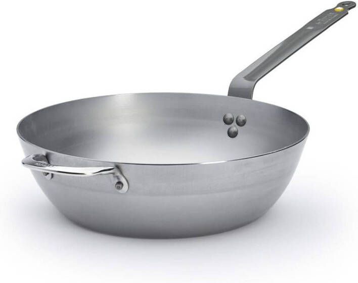 De Buyer Hapjespan Mineral B ø 32 cm 5.5 liter zonder anti-aanbaklaag