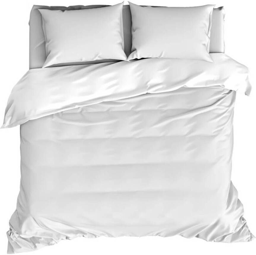 De Witte Lietaer Olivia Dekbedovertrek Lits-jumeaux 240x200 220 cm Off-white