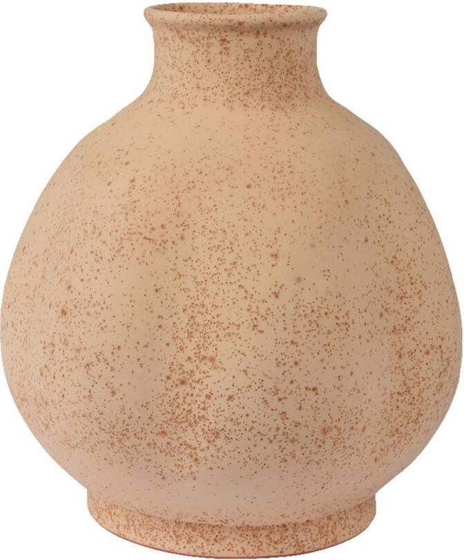 Decoris vaas kruik model terracotta lichtbruin 36 x 23 x 30 cm vintage Vazen