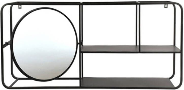 Decostar Wandschap Ascon mtl Lengte 100 cm Breedte 18 cm Hoogte 44 cm Zwart