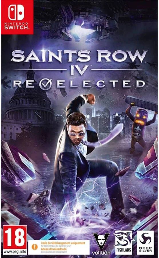 Deep Silver Saints Row 4: Re-Elected (Code in a Box) Nintendo Switch