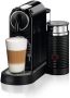 Nespresso Koffiecapsulemachine CITIZ EN 267.BAE van DeLonghi zwart inclusief aeroccino melkopschuimer welkomstpakket met 14 capsules - Thumbnail 2