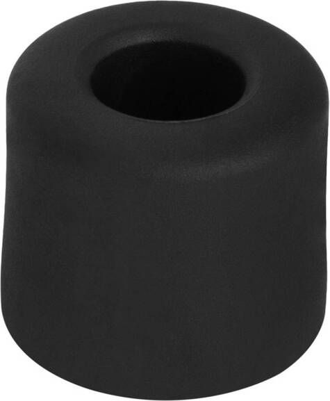 Deltafix Deurbuffer deurstopper zwart rubber 30 x 25 mm Deurstoppers